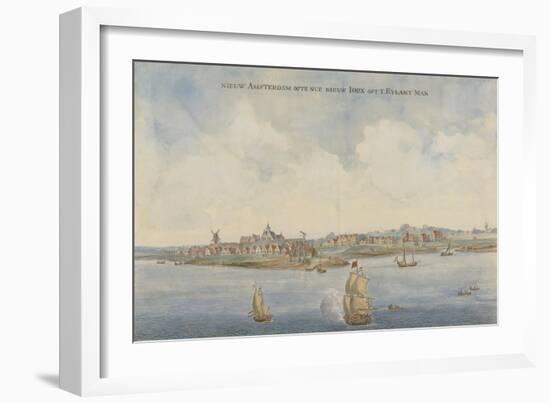 New Amsterdam, C. 1660-null-Framed Art Print