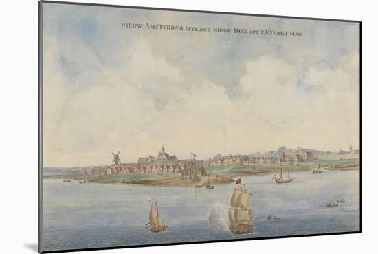 New Amsterdam, C. 1660-null-Mounted Art Print