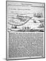 New Amsterdam in 1655, the Oldest known View of Fort Nieuw Amsterdam-Dutch-Mounted Giclee Print