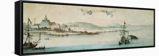 New Amsterdam, New Netherland, 1650-Laurens Block-Framed Stretched Canvas