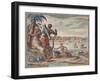 New Amsterdam or New York in America, C.1700-Pierre Mortier-Framed Giclee Print