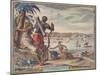 New Amsterdam or New York in America, C.1700-Pierre Mortier-Mounted Giclee Print