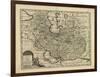 New and Accurate Map of Persia, with the Safavid and Mughal Empire-Emanuel Bowen-Framed Giclee Print