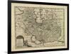 New and Accurate Map of Persia, with the Safavid and Mughal Empire-Emanuel Bowen-Framed Giclee Print