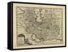 New and Accurate Map of Persia, with the Safavid and Mughal Empire-Emanuel Bowen-Framed Stretched Canvas