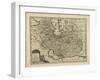 New and Accurate Map of Persia, with the Safavid and Mughal Empire-Emanuel Bowen-Framed Giclee Print