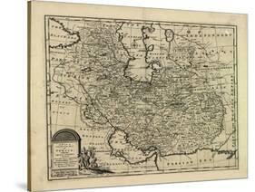 New and Accurate Map of Persia, with the Safavid and Mughal Empire-Emanuel Bowen-Stretched Canvas