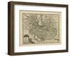 New and Accurate Map of Persia, with the Safavid and Mughal Empire-Emanuel Bowen-Framed Giclee Print