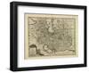 New and Accurate Map of Persia, with the Safavid and Mughal Empire-Emanuel Bowen-Framed Giclee Print