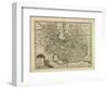 New and Accurate Map of Persia, with the Safavid and Mughal Empire-Emanuel Bowen-Framed Giclee Print