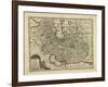 New and Accurate Map of Persia, with the Safavid and Mughal Empire-Emanuel Bowen-Framed Giclee Print