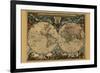 New and Accurate Map of the World-Joan Blaeu-Framed Premium Giclee Print