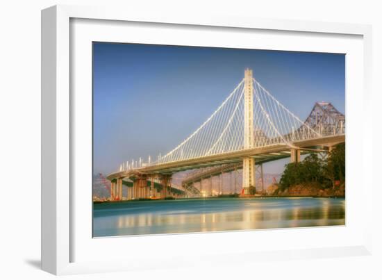 New and Old East Span, Bay Bridge-Vincent James-Framed Photographic Print