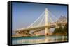 New and Old East Span, Bay Bridge-Vincent James-Framed Stretched Canvas