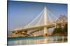 New and Old East Span, Bay Bridge-Vincent James-Stretched Canvas