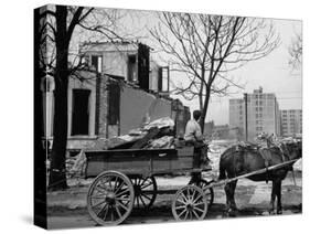 New Apartment Buildings Put Up by Chicago Housing Authority to Replace Slum Dwellings-Fritz Goro-Stretched Canvas