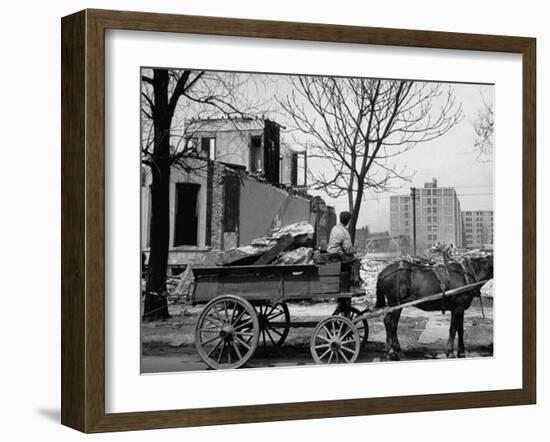 New Apartment Buildings Put Up by Chicago Housing Authority to Replace Slum Dwellings-Fritz Goro-Framed Photographic Print