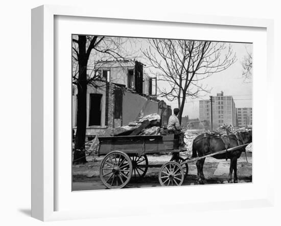 New Apartment Buildings Put Up by Chicago Housing Authority to Replace Slum Dwellings-Fritz Goro-Framed Photographic Print