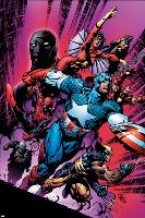 New Avengers No.12 Cover: Captain America-David Finch-Lamina Framed Poster