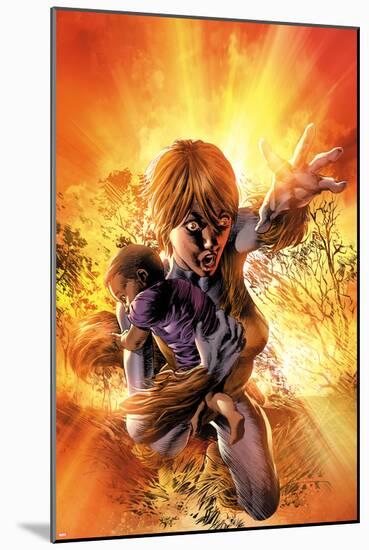 New Avengers No.15 Cover: Squirrel Girl Saving a Child and Flying-Mike Deodato-Mounted Poster