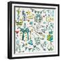 New Baby Boy-Sarah Battle-Framed Giclee Print