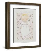 New baby girl-Jennifer Abbott-Framed Giclee Print