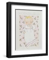 New baby girl-Jennifer Abbott-Framed Giclee Print