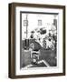 New Banting Bed for Reducing the Figure-William Heath Robinson-Framed Art Print