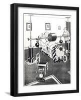New Banting Bed for Reducing the Figure-William Heath Robinson-Framed Art Print