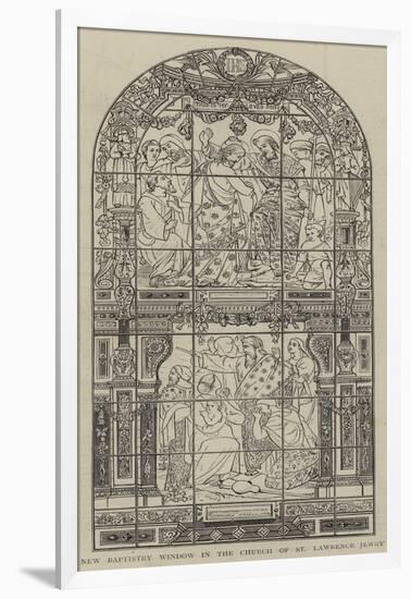 New Baptistry Window in the Church of St Lawrence Jewry-null-Framed Giclee Print