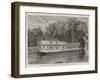 New Barge of Magdalen College, Oxford, Recently Launched-null-Framed Giclee Print