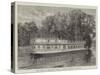 New Barge of Magdalen College, Oxford, Recently Launched-null-Stretched Canvas