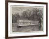 New Barge of Magdalen College, Oxford, Recently Launched-null-Framed Giclee Print