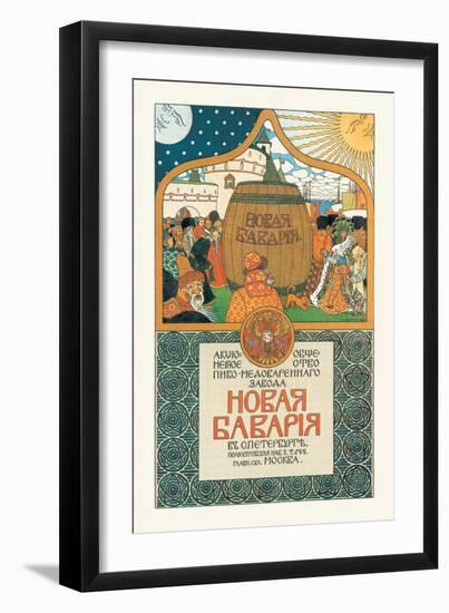 New Bavaria Mead and Beer-Ivan Bilibin-Framed Art Print