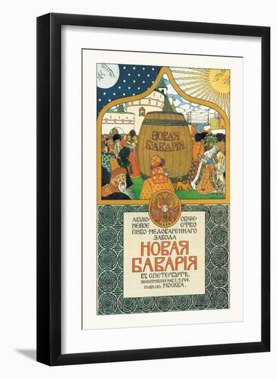 New Bavaria Mead and Beer-Ivan Bilibin-Framed Art Print