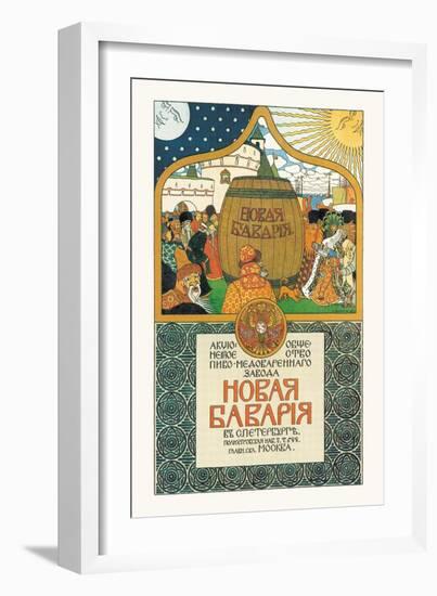 New Bavaria Mead and Beer-Ivan Bilibin-Framed Art Print