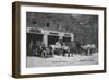 New Bedford, Massachusetts - Central Fire Station Exterior View-Lantern Press-Framed Art Print