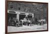 New Bedford, Massachusetts - Central Fire Station Exterior View-Lantern Press-Framed Art Print