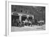 New Bedford, Massachusetts - Central Fire Station Exterior View-Lantern Press-Framed Art Print