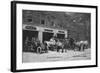 New Bedford, Massachusetts - Central Fire Station Exterior View-Lantern Press-Framed Art Print