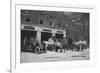 New Bedford, Massachusetts - Central Fire Station Exterior View-Lantern Press-Framed Art Print