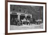 New Bedford, Massachusetts - Central Fire Station Exterior View-Lantern Press-Framed Art Print