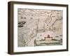 New Belgium, Plate from "Atlas Contractus" circa 1671-Nicholas Visscher-Framed Giclee Print