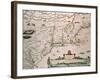 New Belgium, Plate from "Atlas Contractus" circa 1671-Nicholas Visscher-Framed Giclee Print