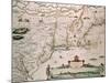 New Belgium, Plate from "Atlas Contractus" circa 1671-Nicholas Visscher-Mounted Giclee Print