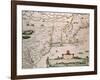 New Belgium, Plate from "Atlas Contractus" circa 1671-Nicholas Visscher-Framed Giclee Print