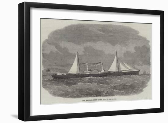 New Blockade-Runner Lizzie, Built in the Clyde-null-Framed Giclee Print