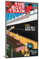 New Boat Train, Sunday on The Open Sea-Charles Holmes W^-Mounted Art Print