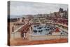 New Boating Pool and Gardens, Brighton-Alfred Robert Quinton-Stretched Canvas