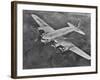 New Boeing Stratoliner Four Engine Passenger Plane in Flight-null-Framed Photographic Print